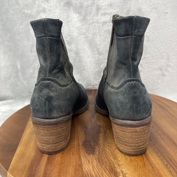 Donald J Pliner Boots Womens 8 M Black Western Couture Darua Rugged Burnished - Picture 7 of 16